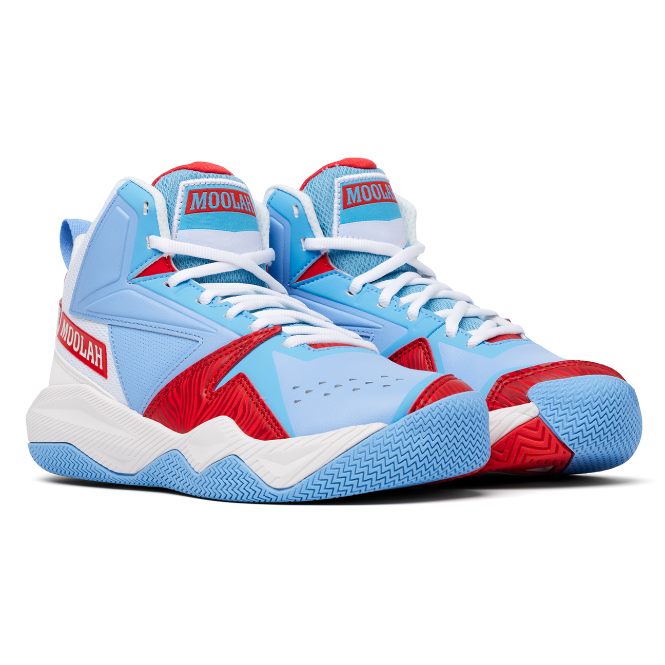 Blue white 2025 red shoes