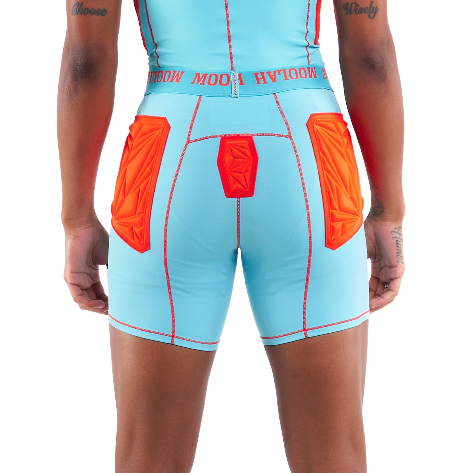PADDED COMPRESSION SHORT - TEAM MOOLAH – Moolah Kicks